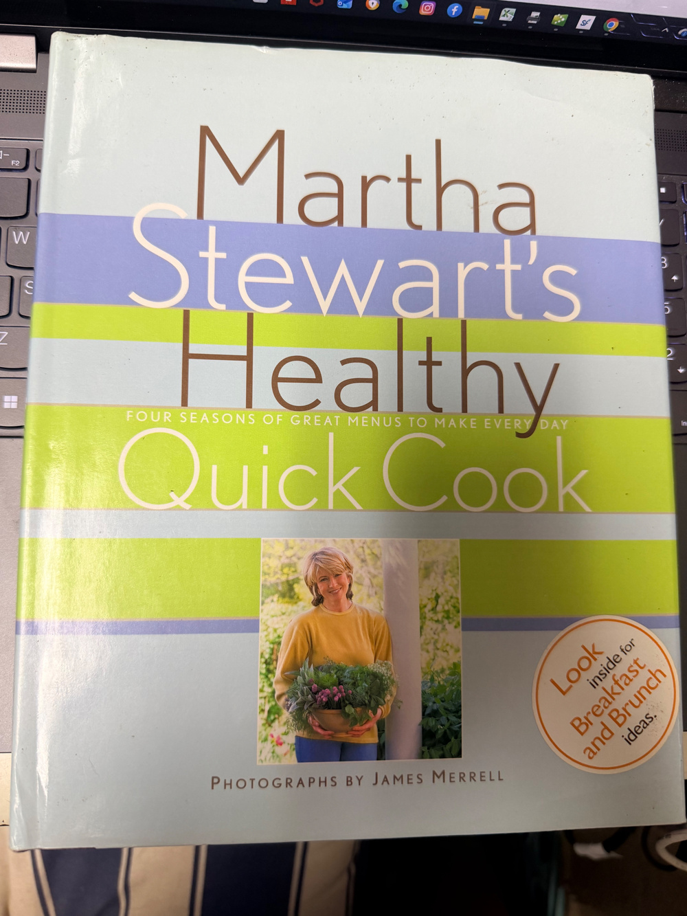 Martha Stewart Healthy Quick Cook Cookbook Hardcover - Used